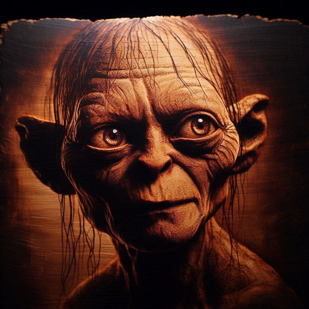 A Portrait of Gollum