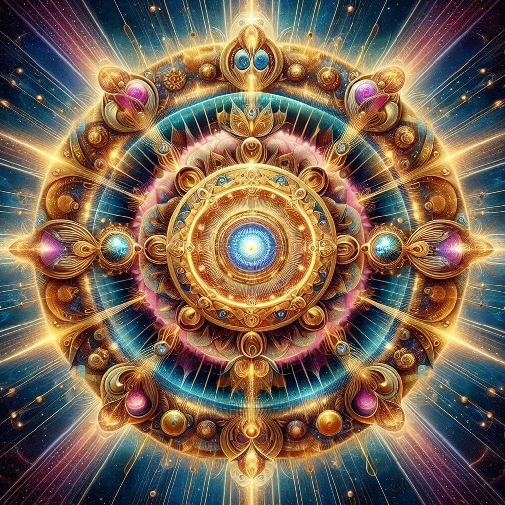 174 Hz Healing Solfeggio Frequency Mandala