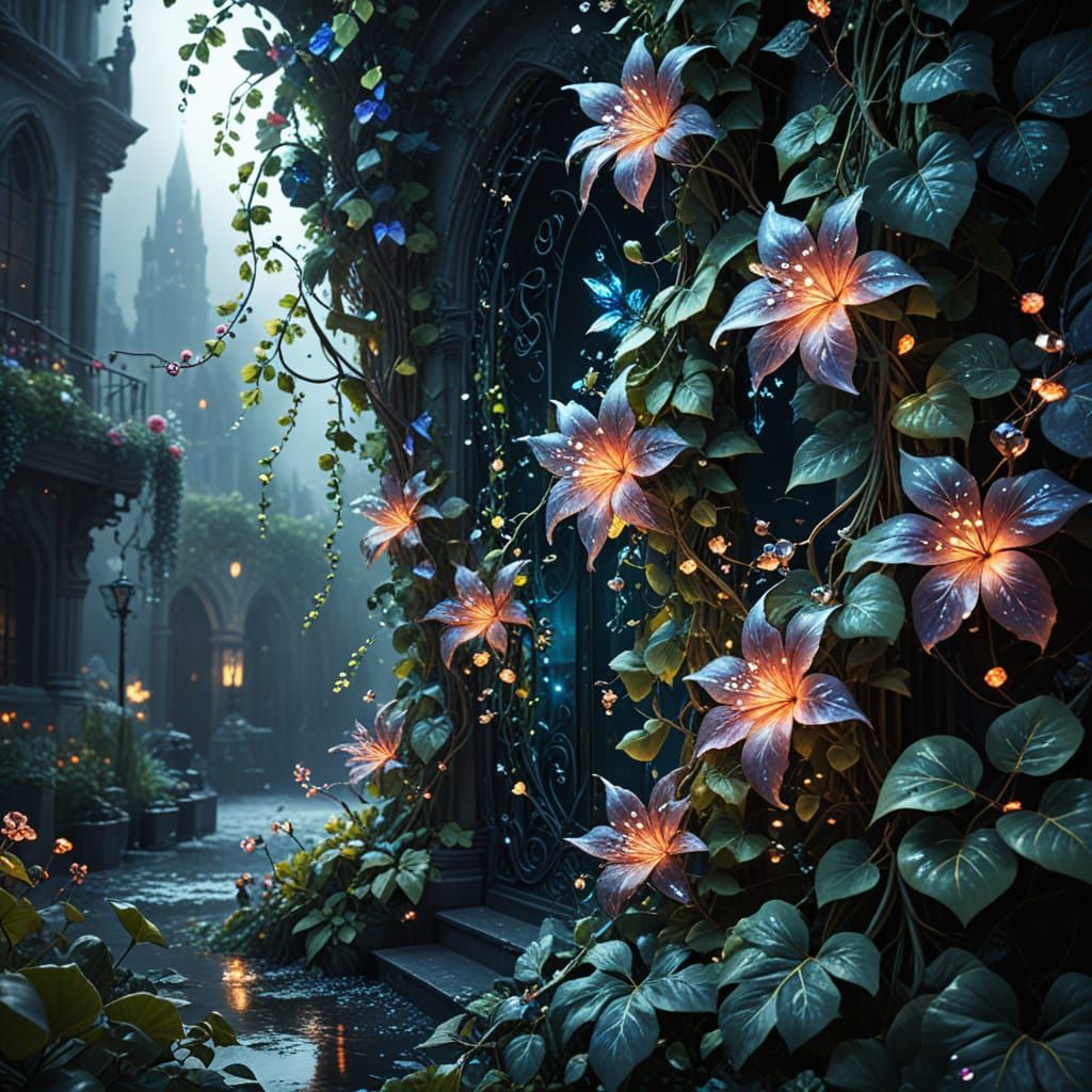 Magic Flowers  by @Heleanna