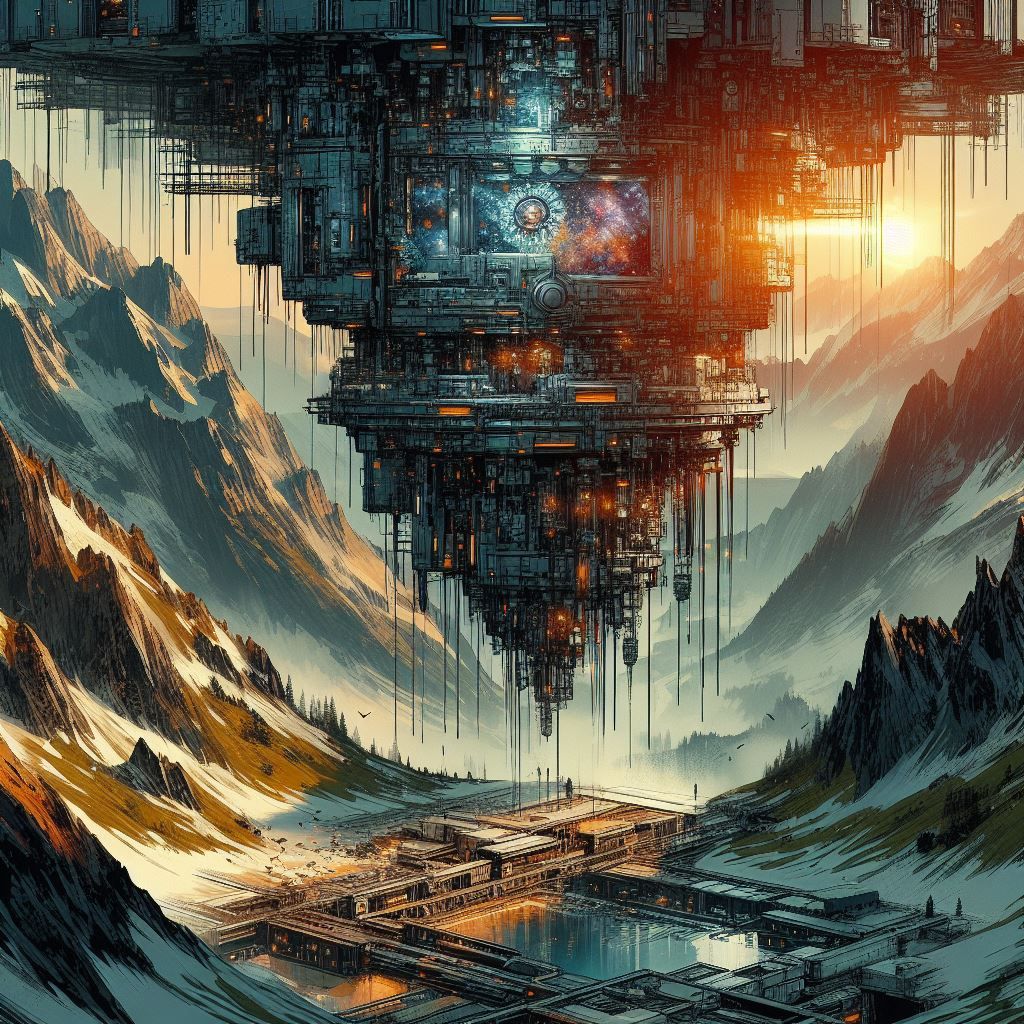 Cyberpunk mountain bunker 75-78