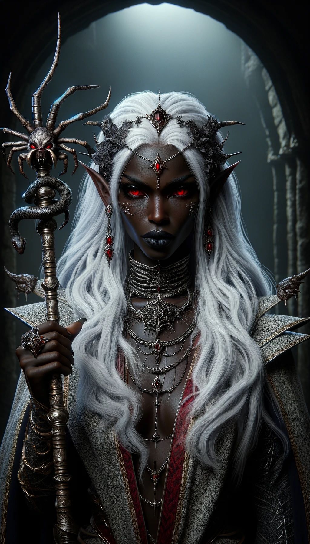 High Priestess Jelenna Vylldan, First Daughter of House Vyll...