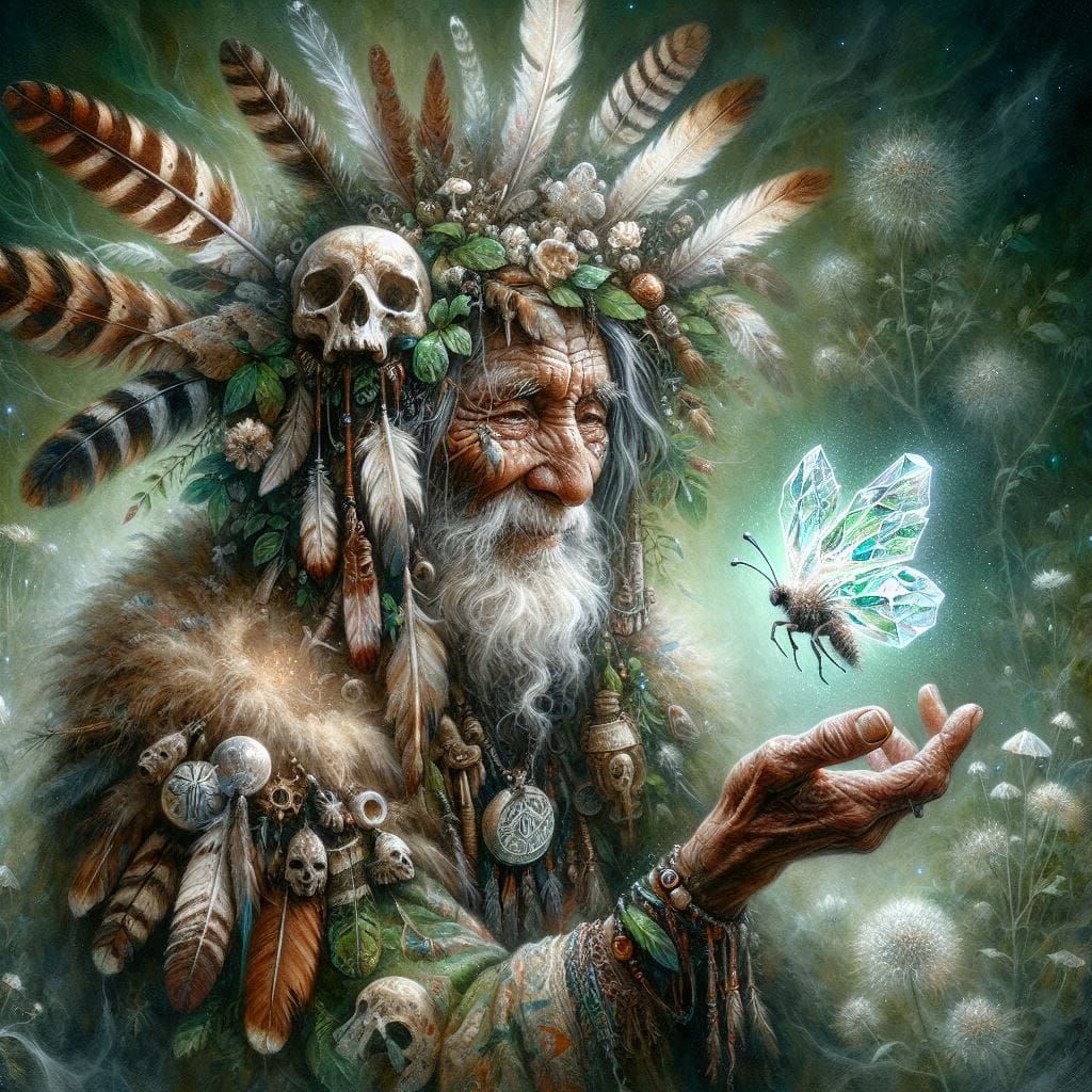 Shaman and Crystal Butterfly