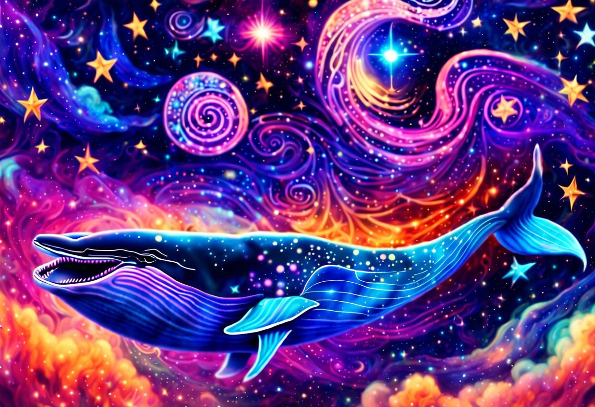 Sparkly Dream Whale