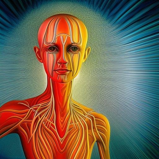 Body and Life, by Alex grey, equilibrium, transparent skin, ...