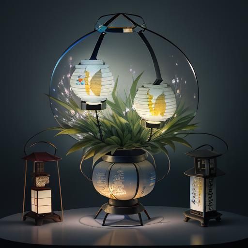 Plants by Lantern Light