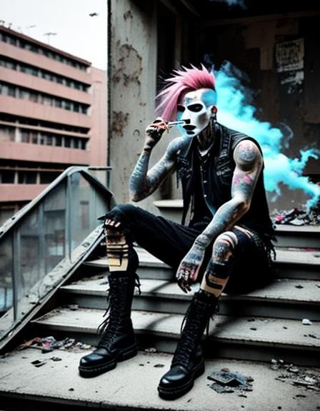 Lora Metal goth punk 1