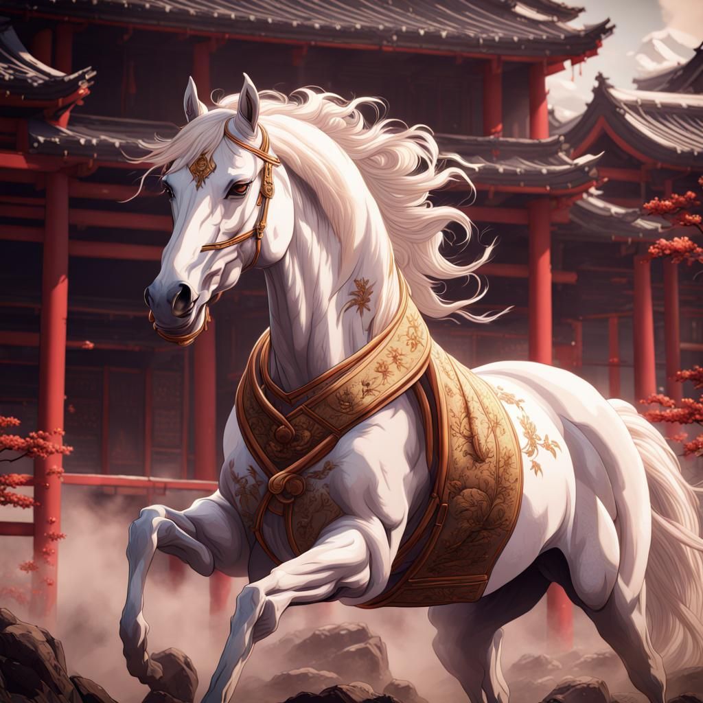 white horse