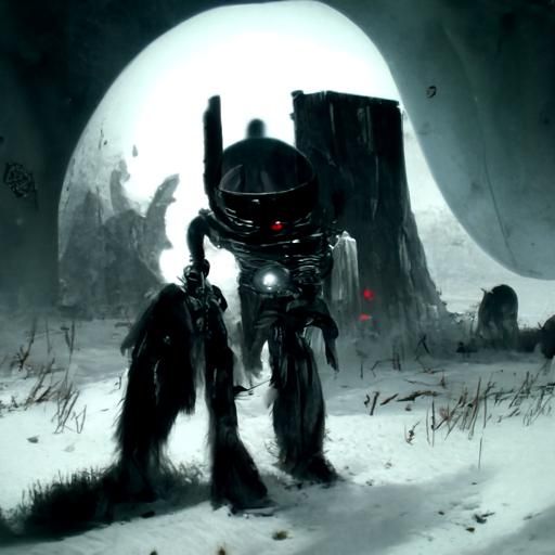 Robots on a distant planet