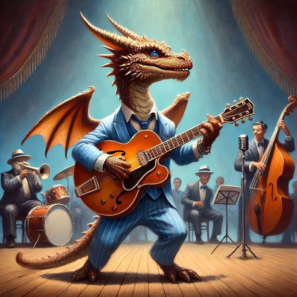 Edwin was one cool cat ... er ... dragon.