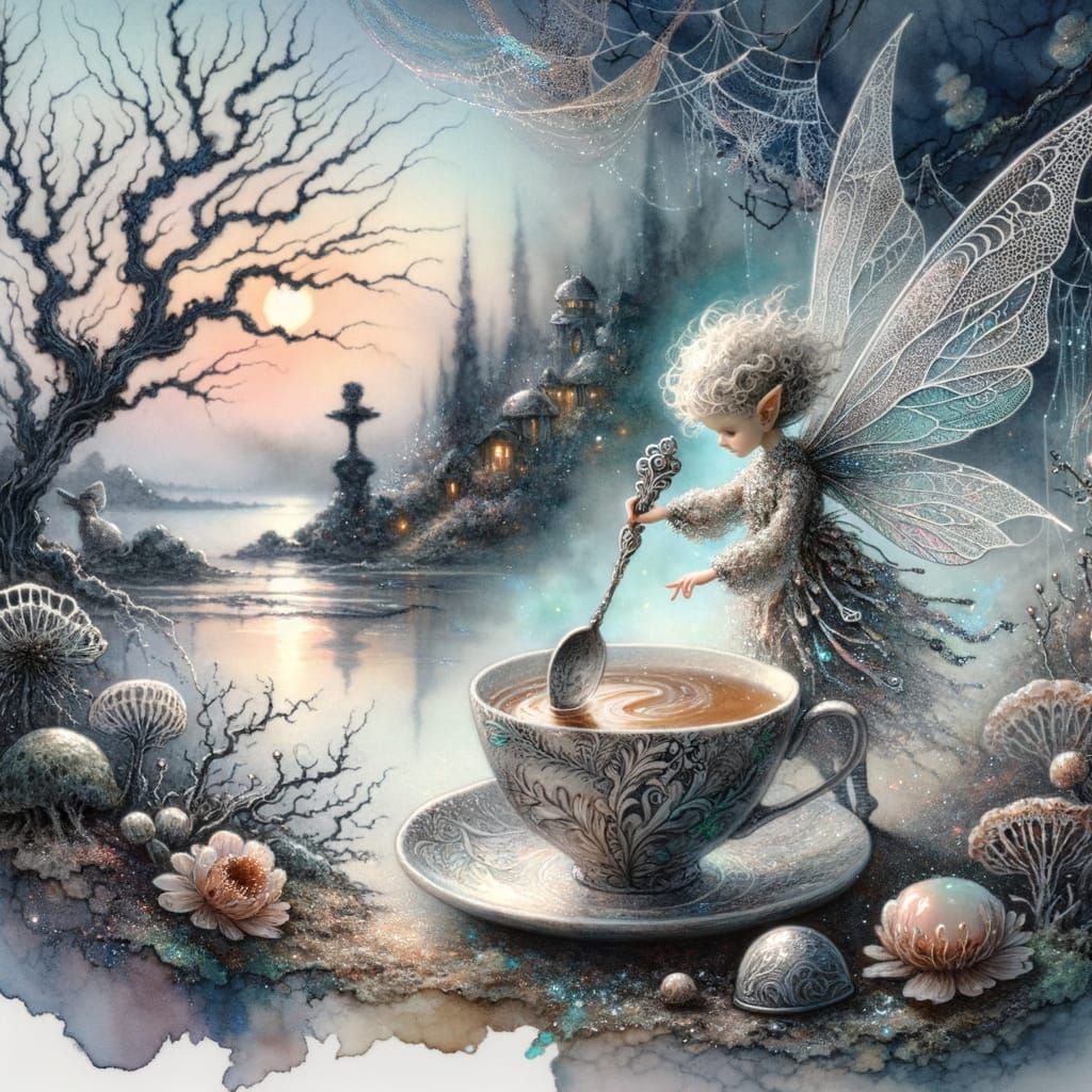 The fairy of the tea  by @Neromagenta