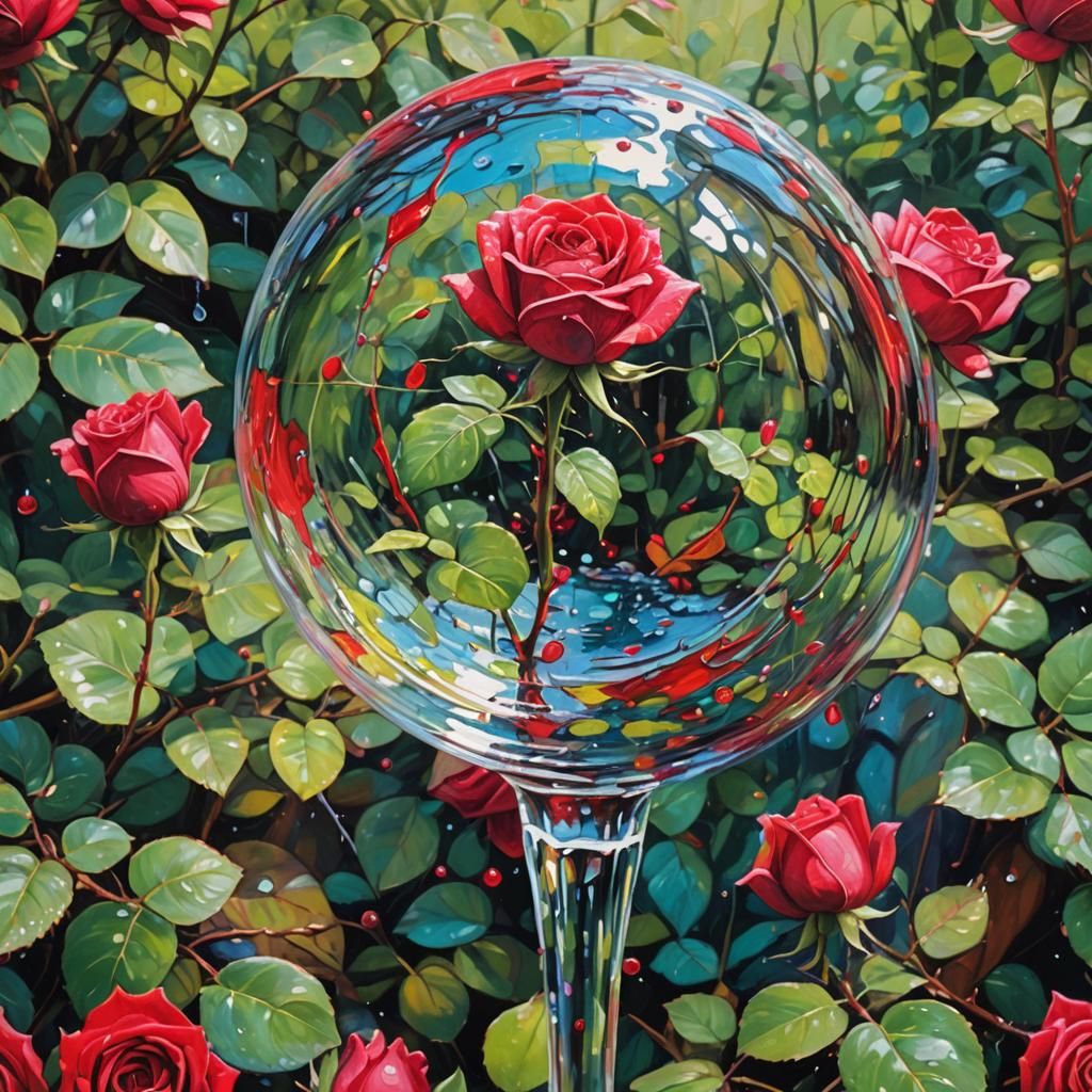 Capture the essence of a vibrant botanical environment with ...