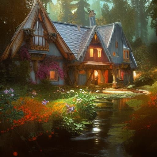 Cottage in the forest
