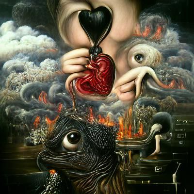 My Heart, In Flames, Wants to Love You, Wants to Damn You