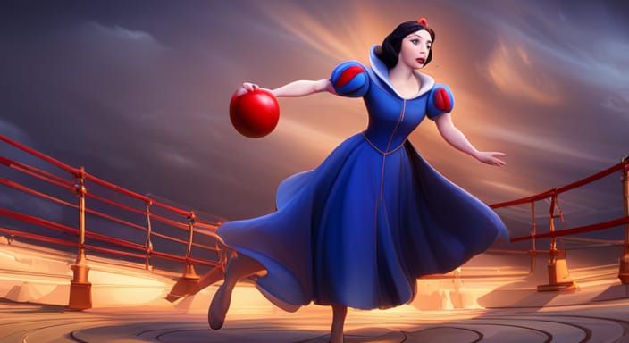 Disneys Snow White In A Boxing Ring With Ron Desantis - AI Generated ...