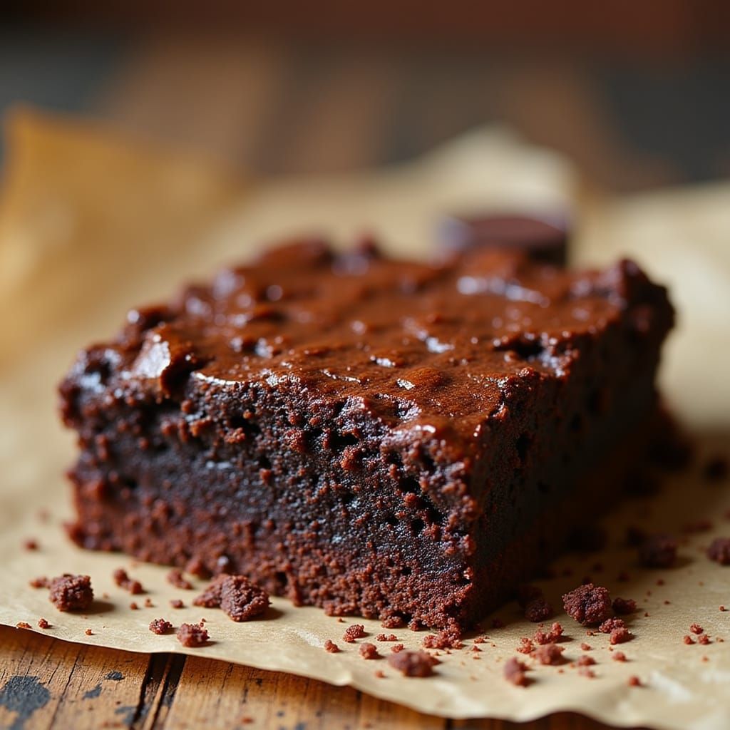 Mouthwatering Chocolate Brownie: A Digital Masterpiece