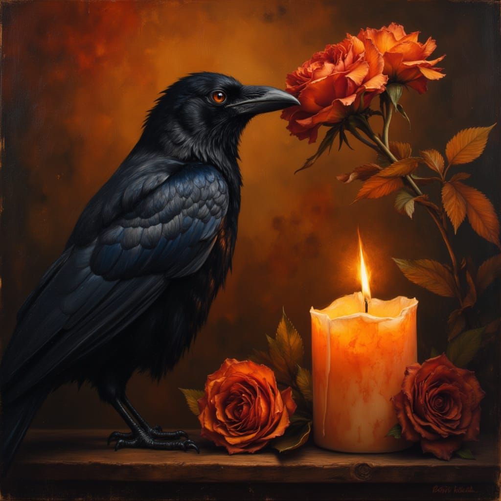 The Raven  by @Shywolf