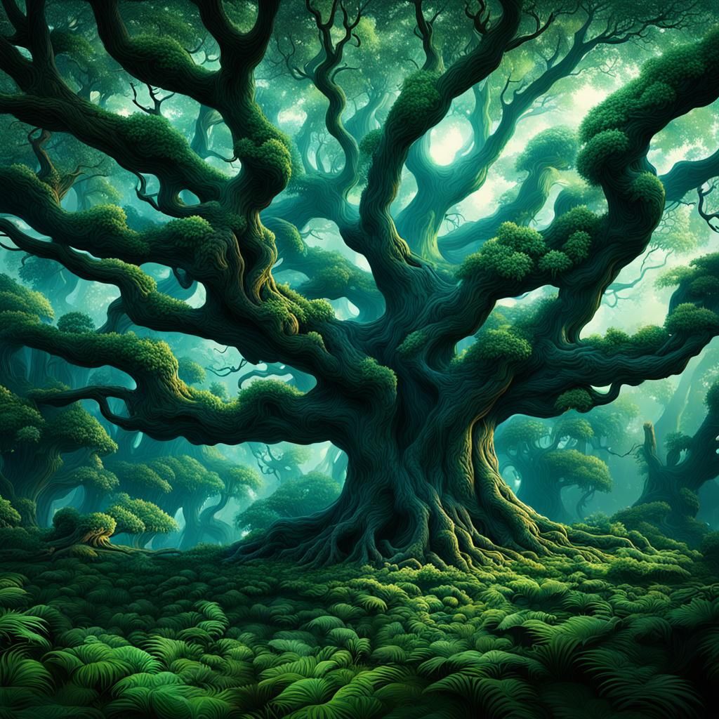 The amazing beauty of the life force in trees
