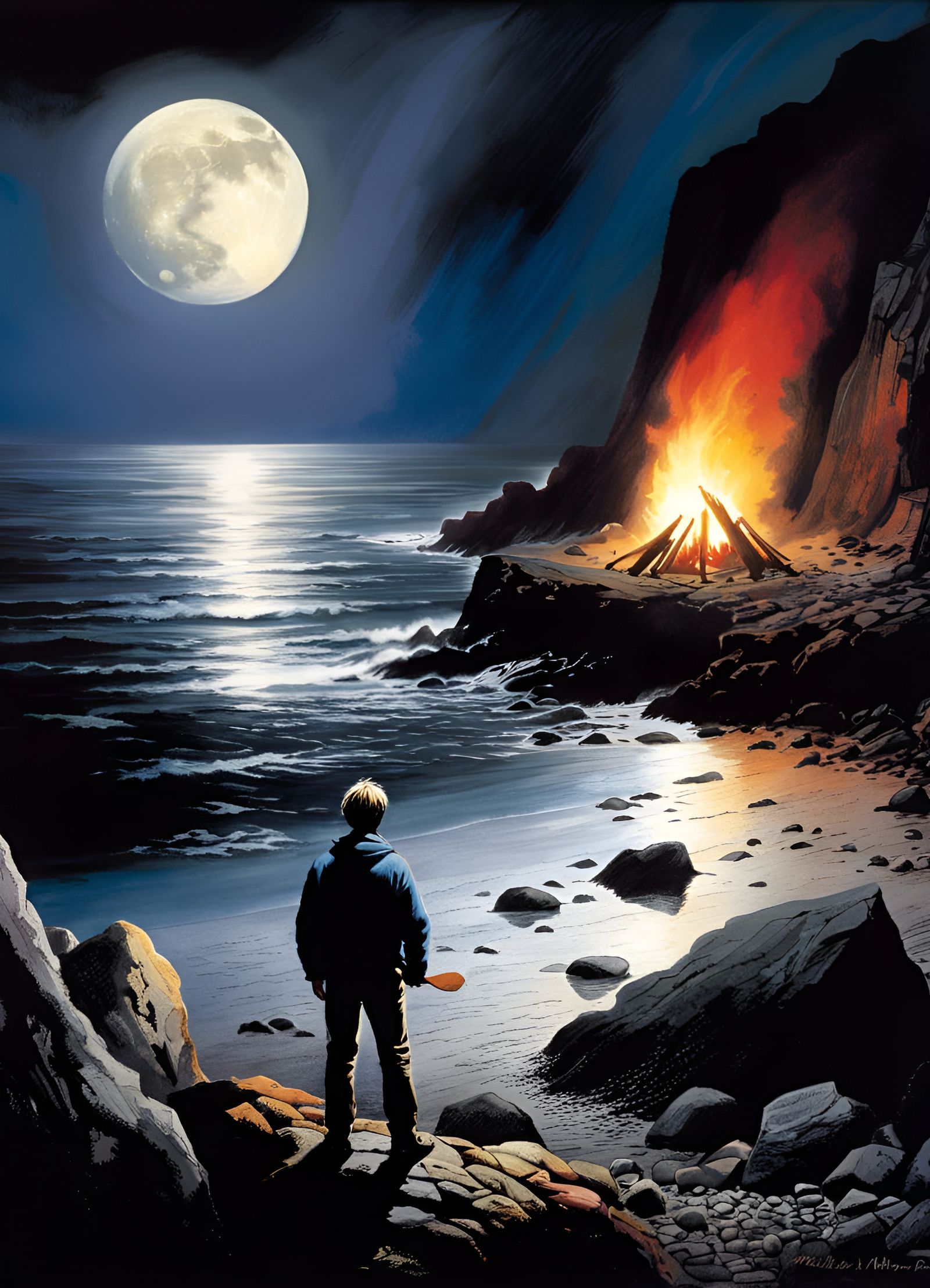 Alone?  by @rufusdinosaur