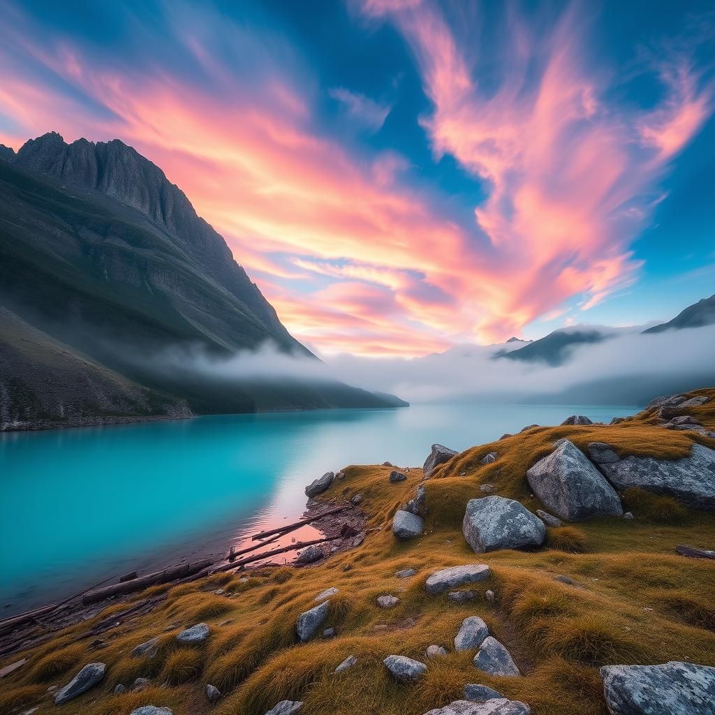 Mystical Mountain Lake