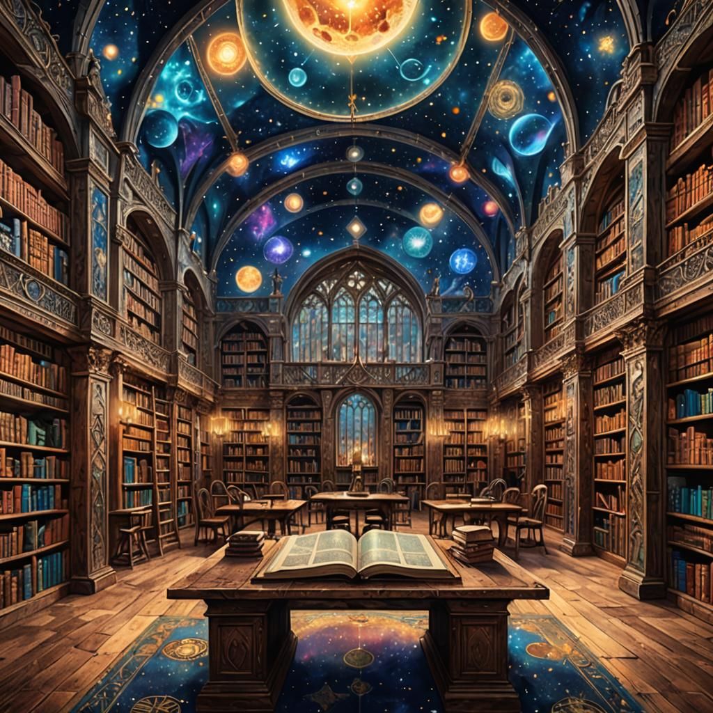 A library from the Middle Ages  by @My Money