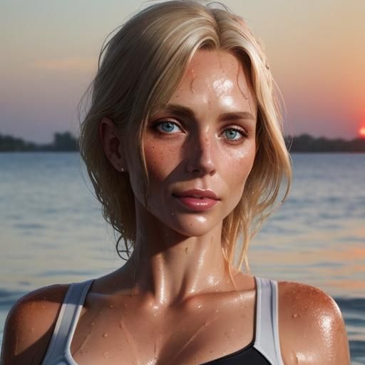 Woman by the Beach 3