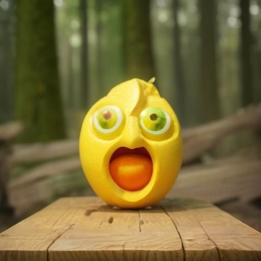 Closeup, Front Facing, Front View, The Lemon Monster is a su...