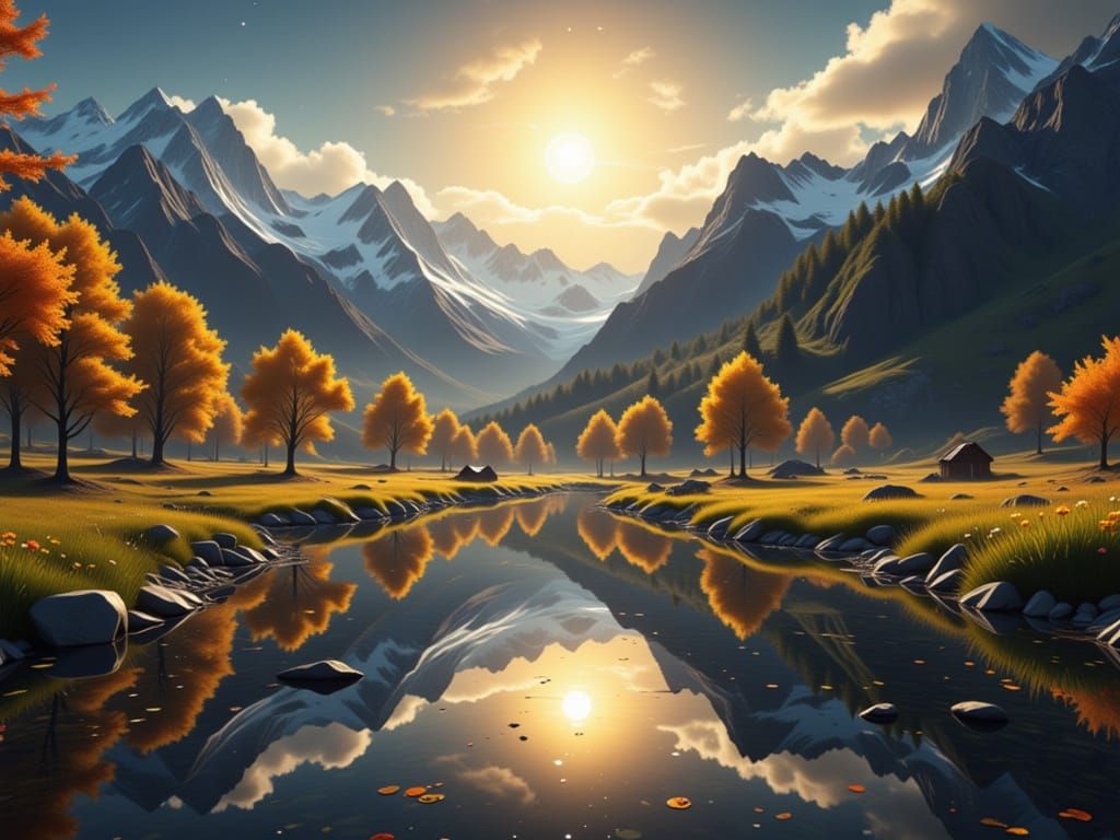 <lora:LandscapeFluxV0001:1.0>