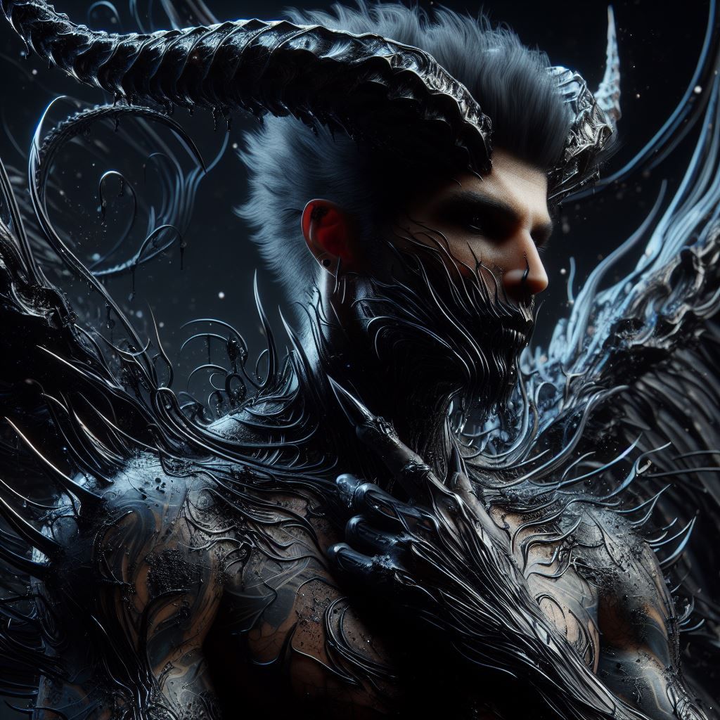 Demon from the dark underground