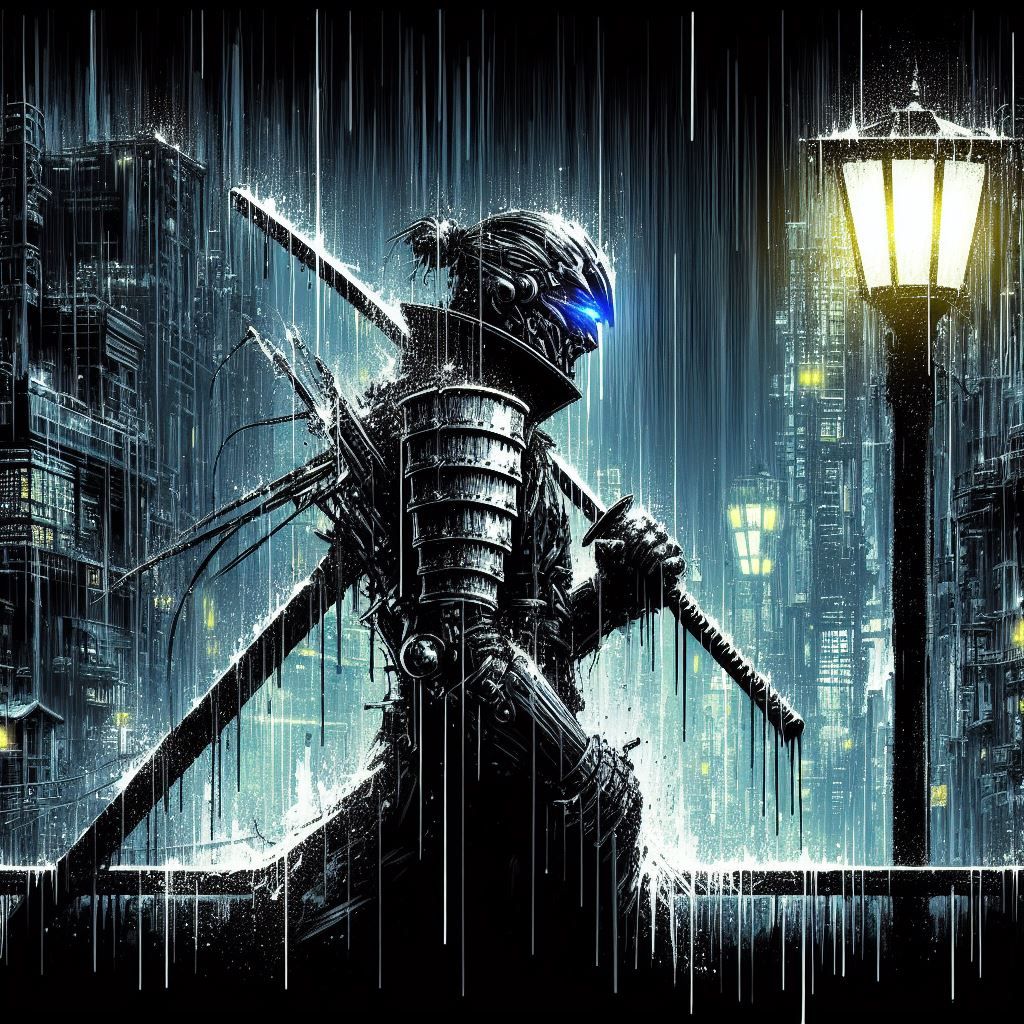 Cyberpunk Samurai