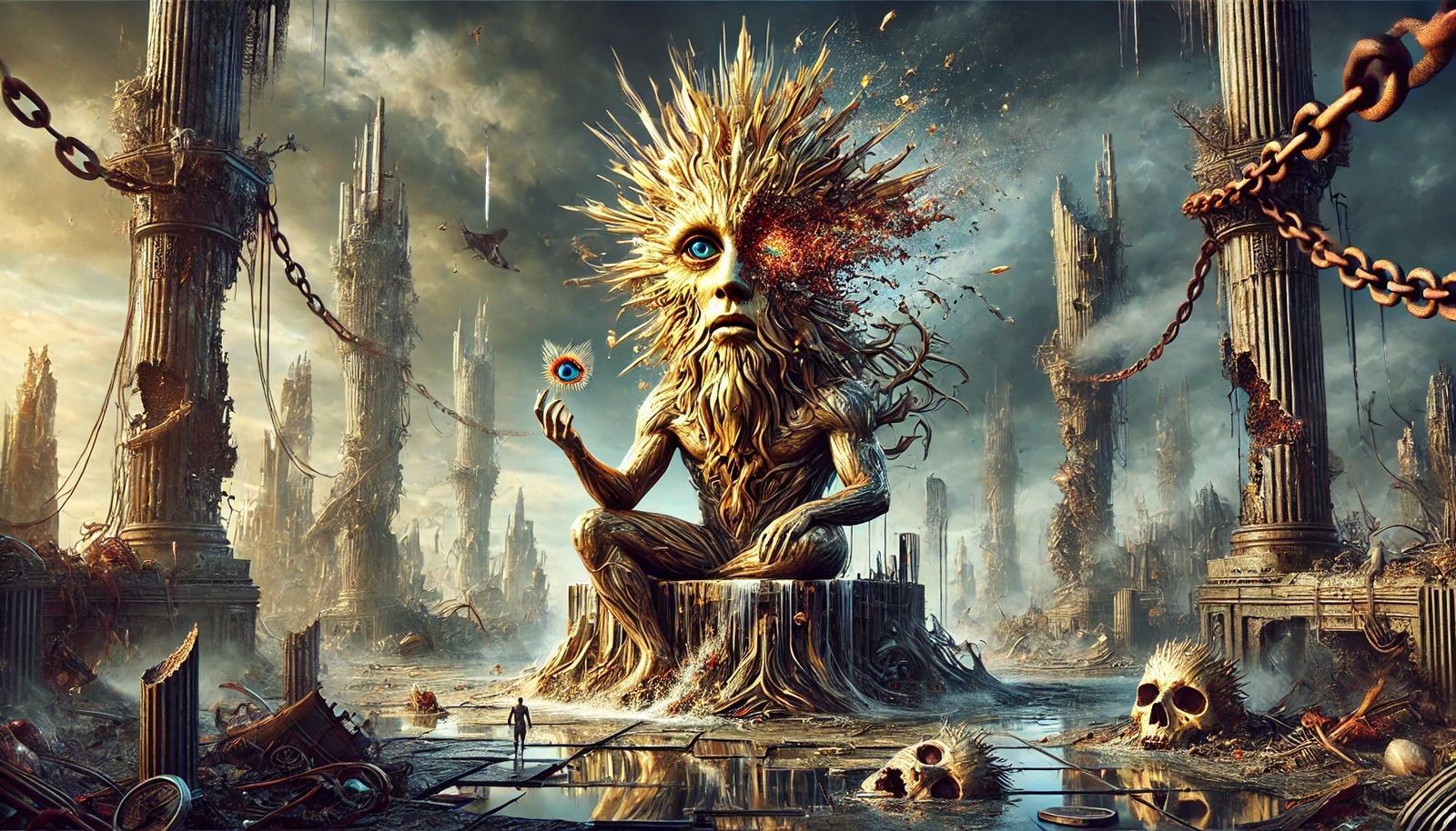 The Crumbling Mask of Superbia