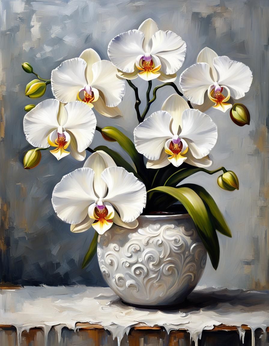 the beauty of an orchid  by @Ittajad