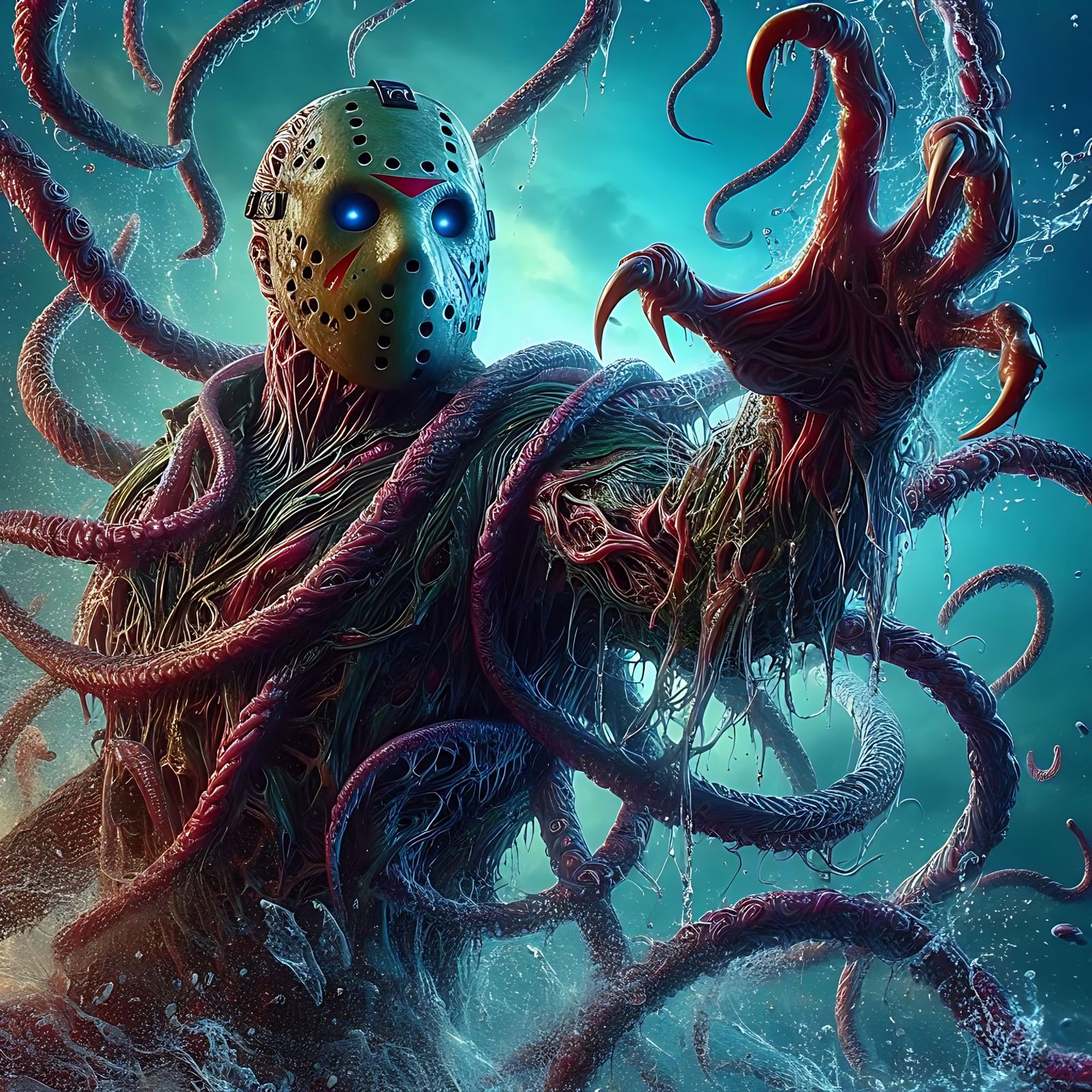 Jason Voorhees as a tentacle demon (Uploaded)