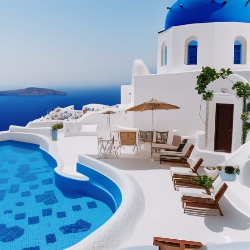 Santorini Pool