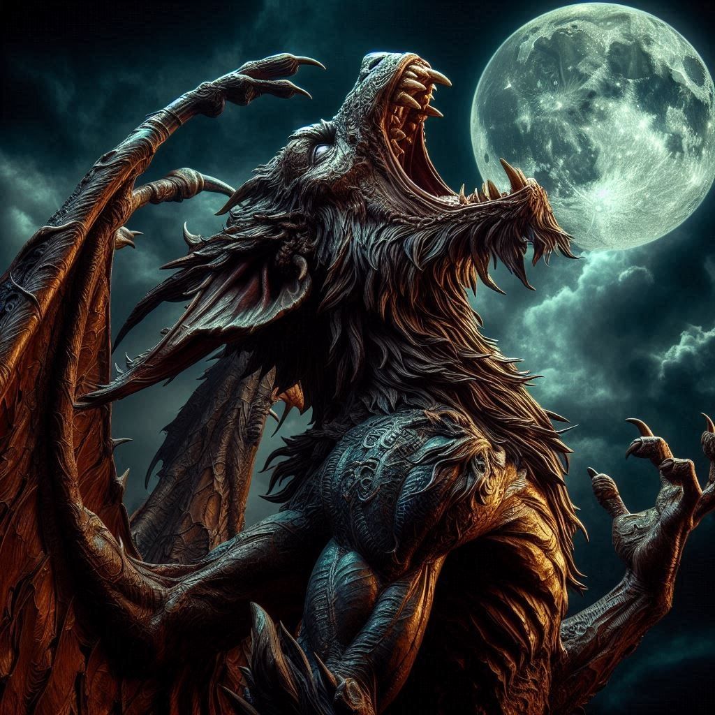 Weredragon  by @SueD