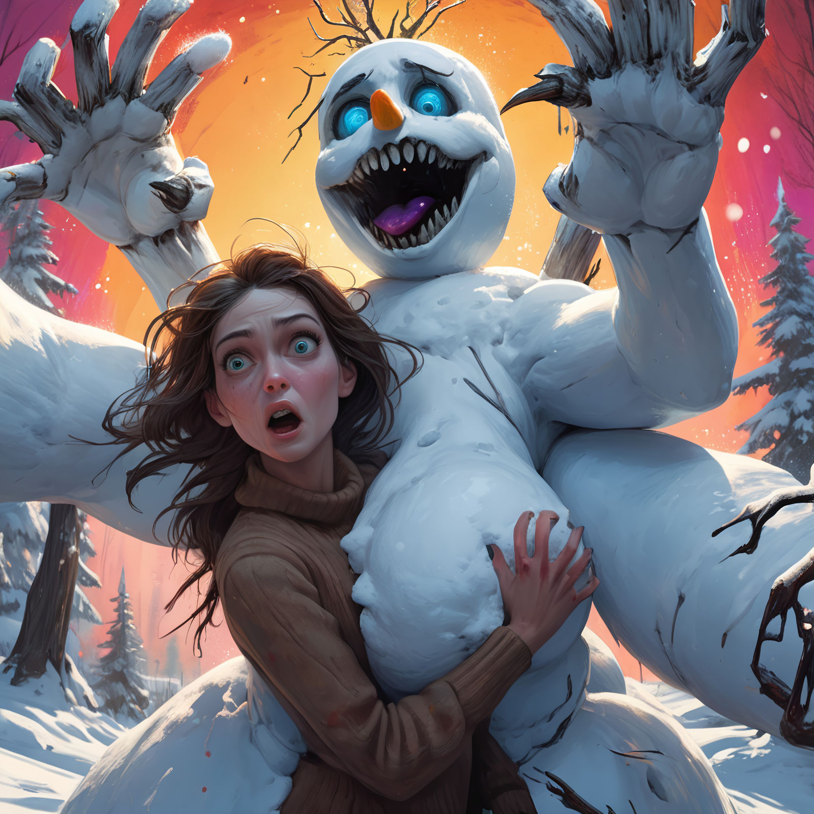 When the snowmen took over