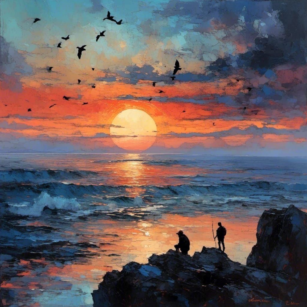 As the Sun Sets  by @MissT