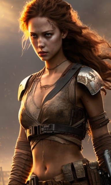 Post-Apocalyptic Warrior girl 338