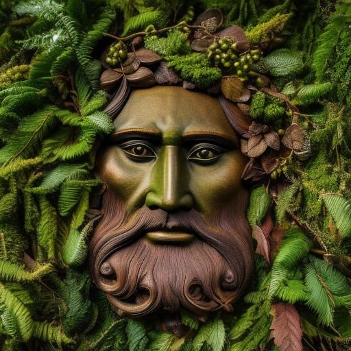 Green Man Take X - AI Generated Artwork - NightCafe Creator