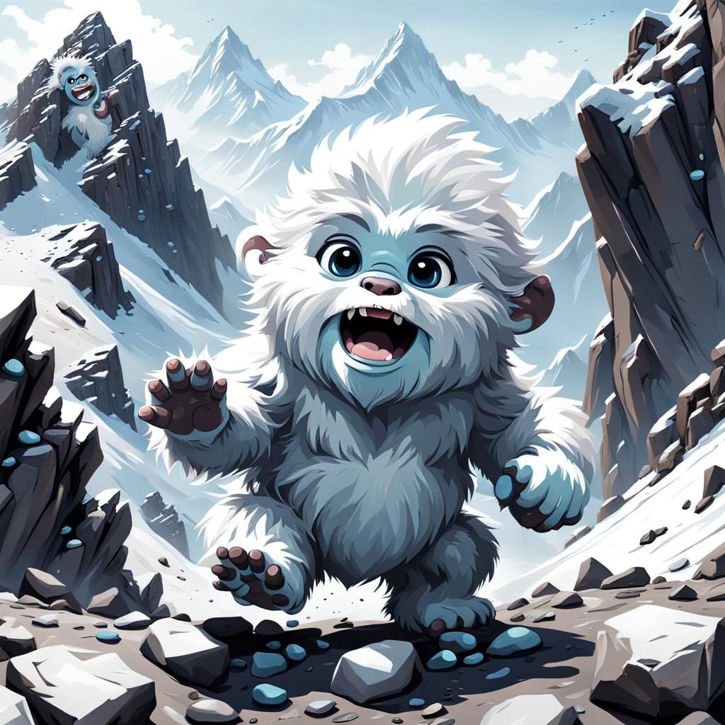 Abominable hide and seek,   your it....