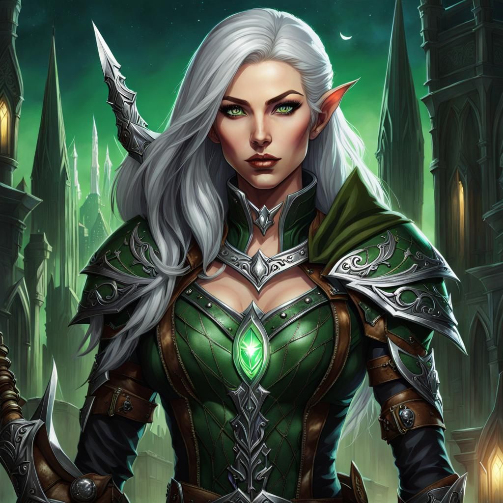 Elven Female - AI Generated Artwork - NightCafe Creator