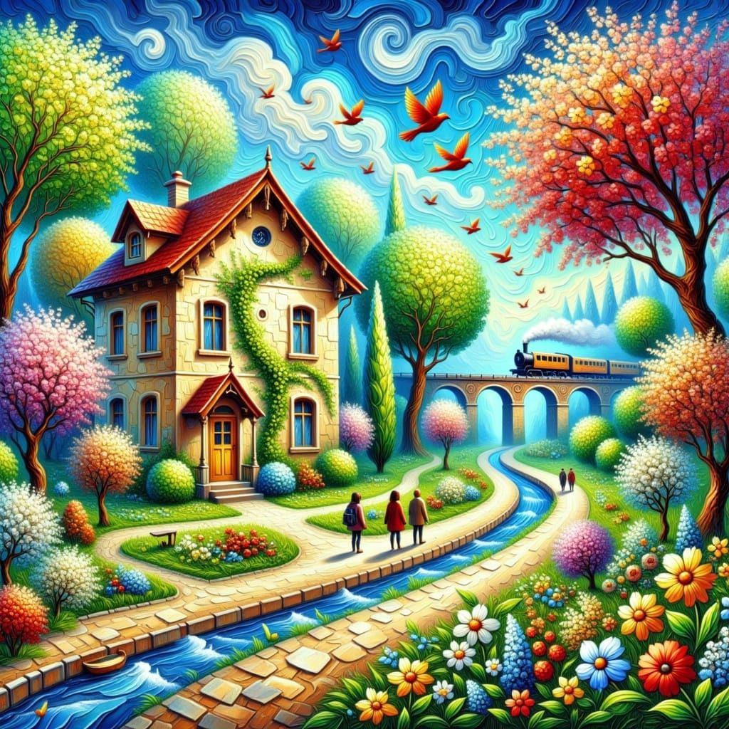  <lora:Hennie Impasto:1.0>