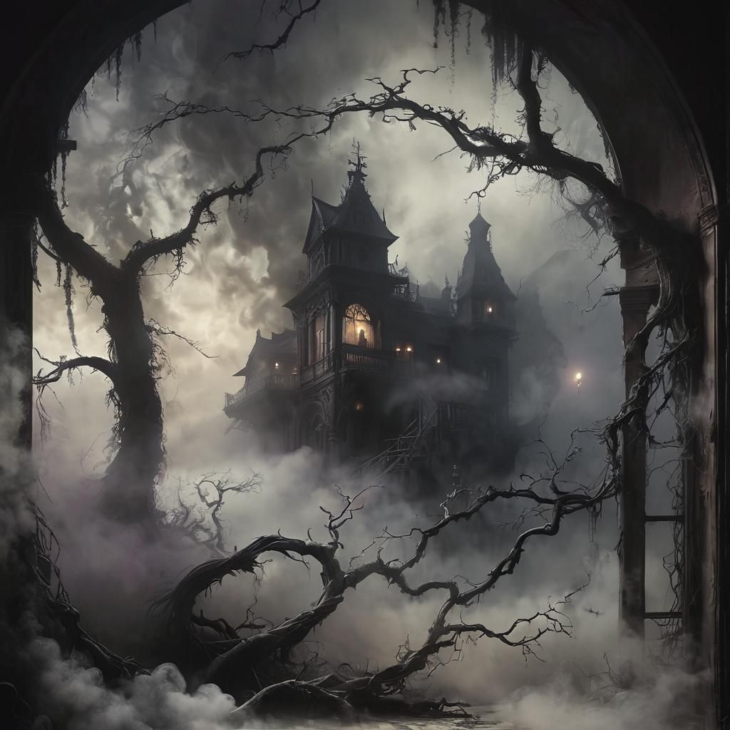 haunted house  by @undefined