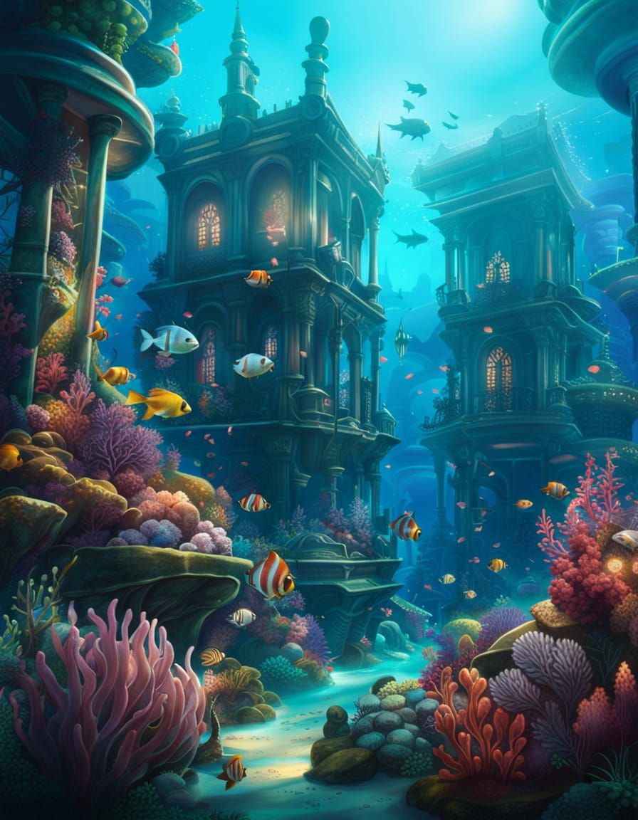 Under the sea  by @Jeannie 