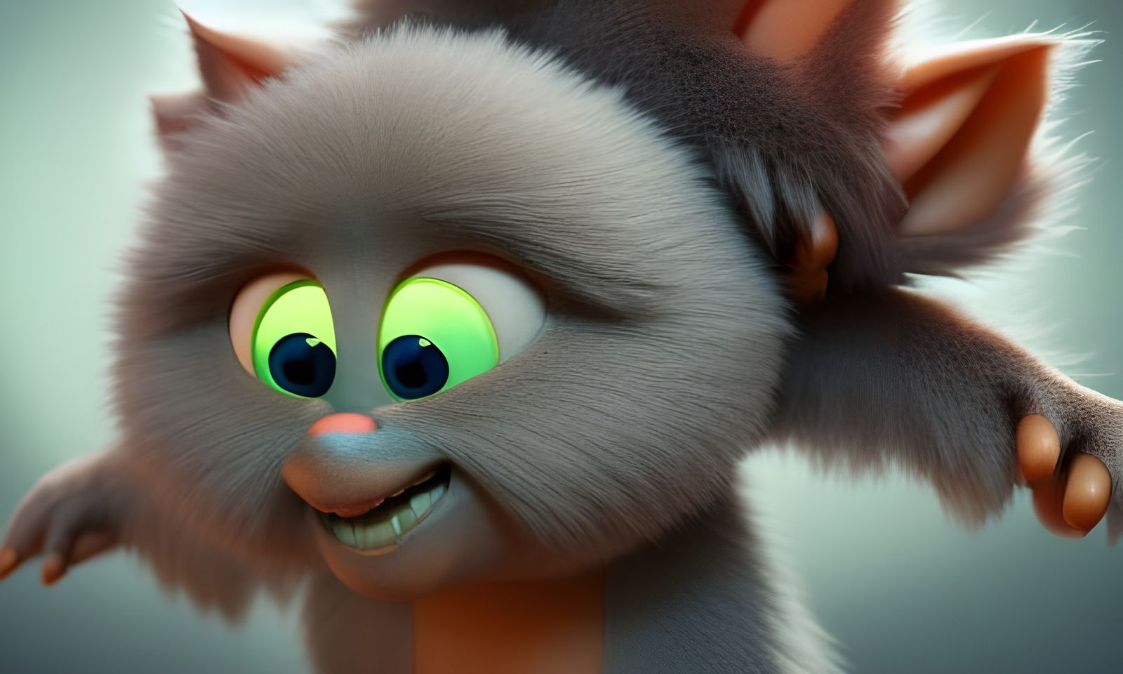 Fluffy goblin