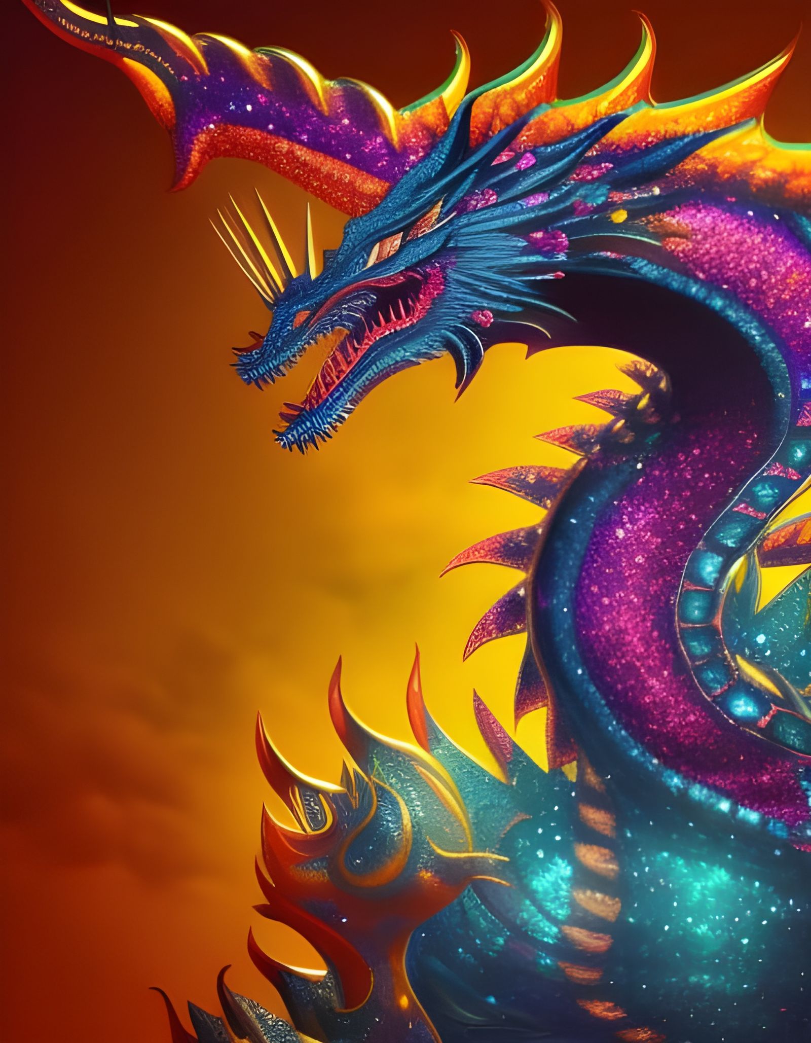 Glitter Dragon