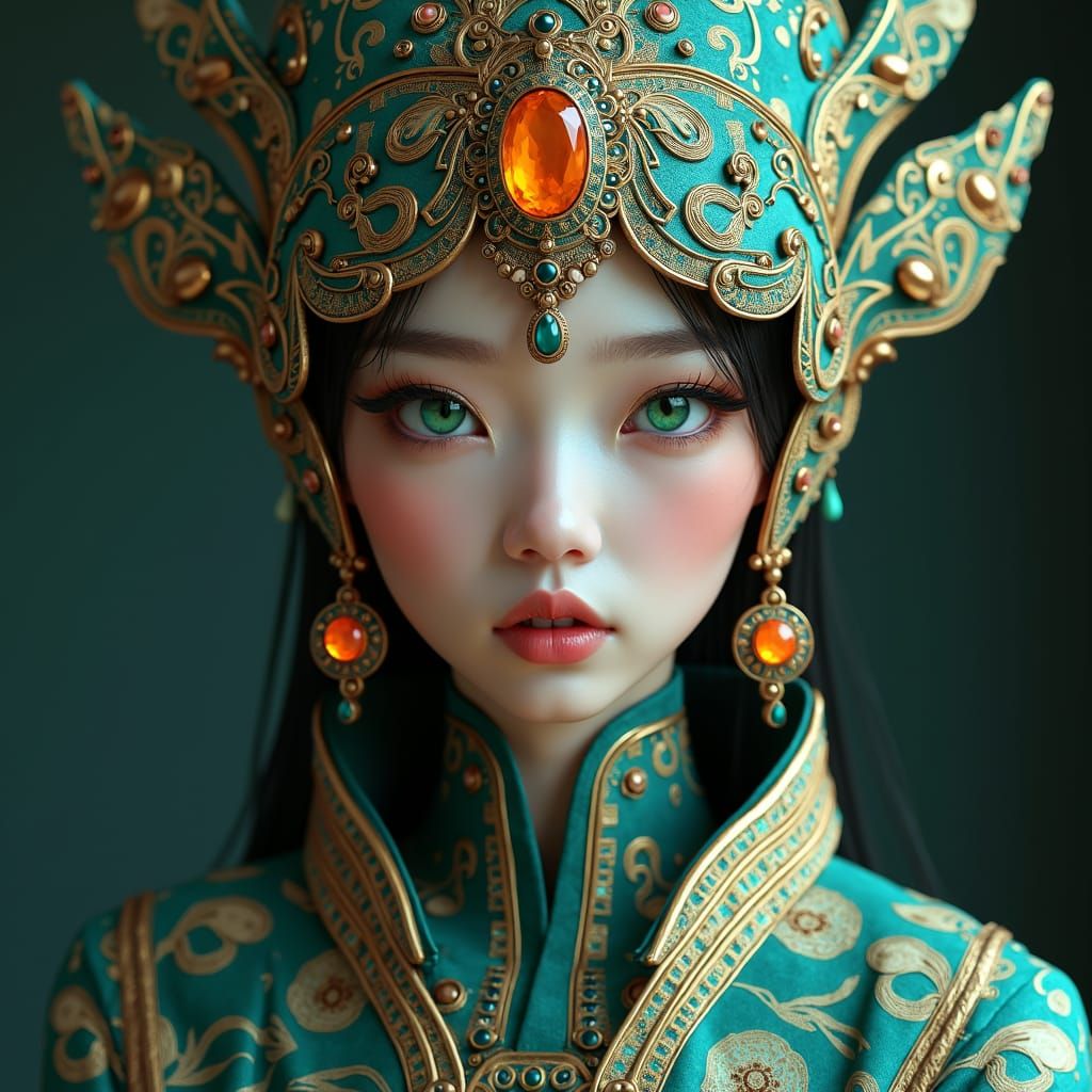 I believe in the luck of amber and jade.