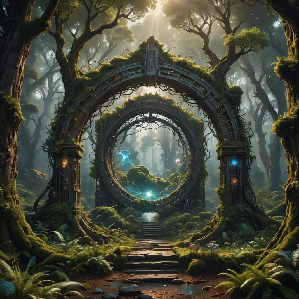 Moody Ancient Forest Portal