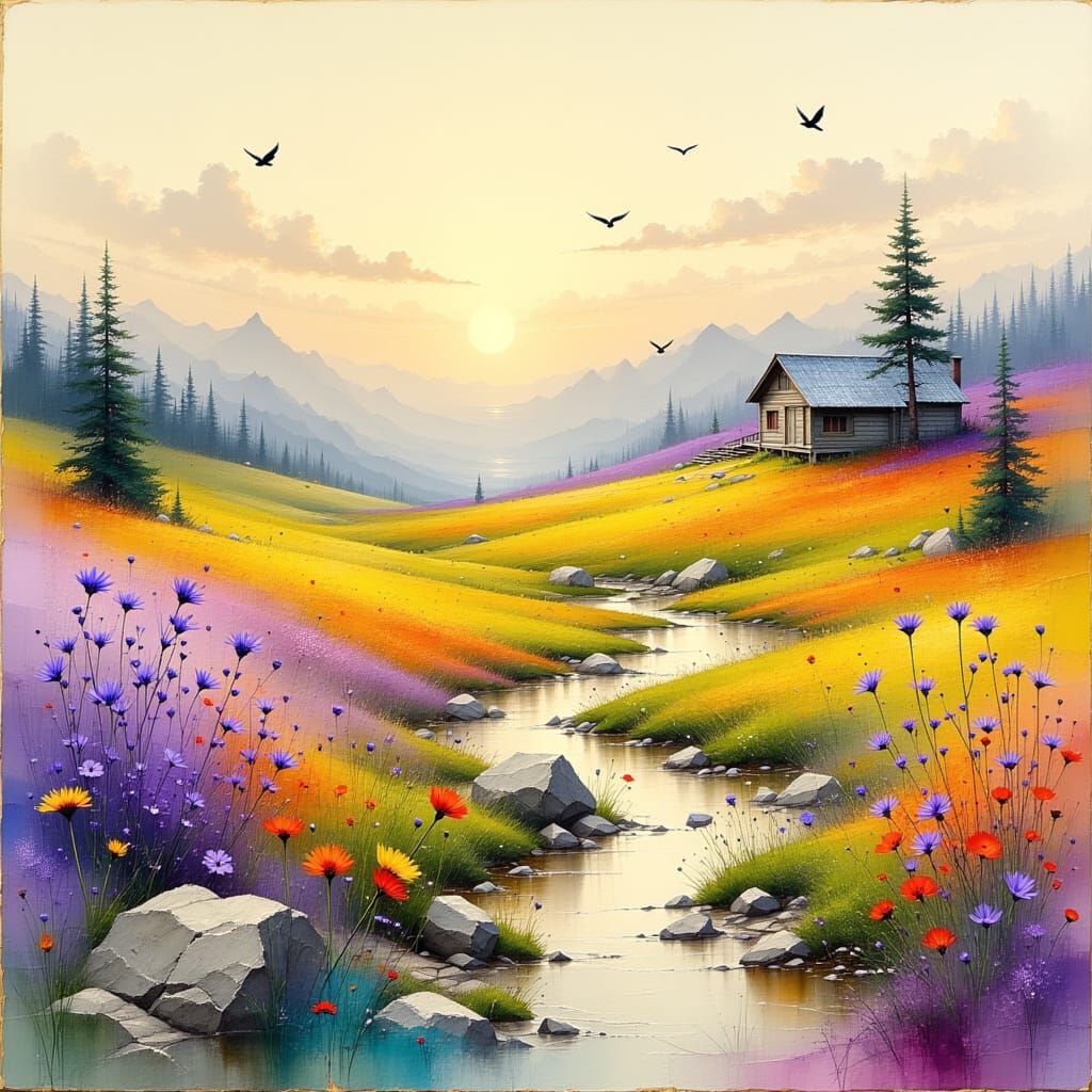 Color in nature  by @Char