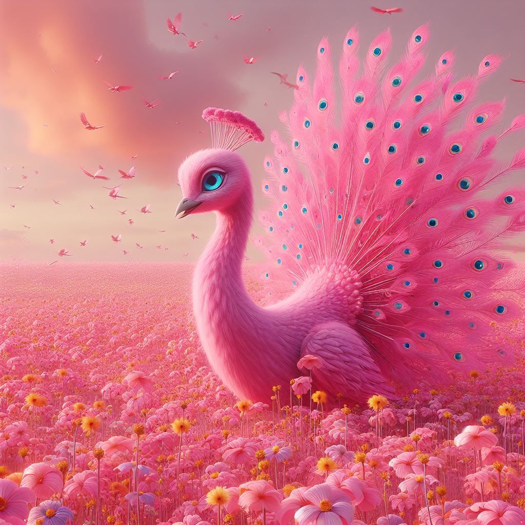 Pink Peacock X