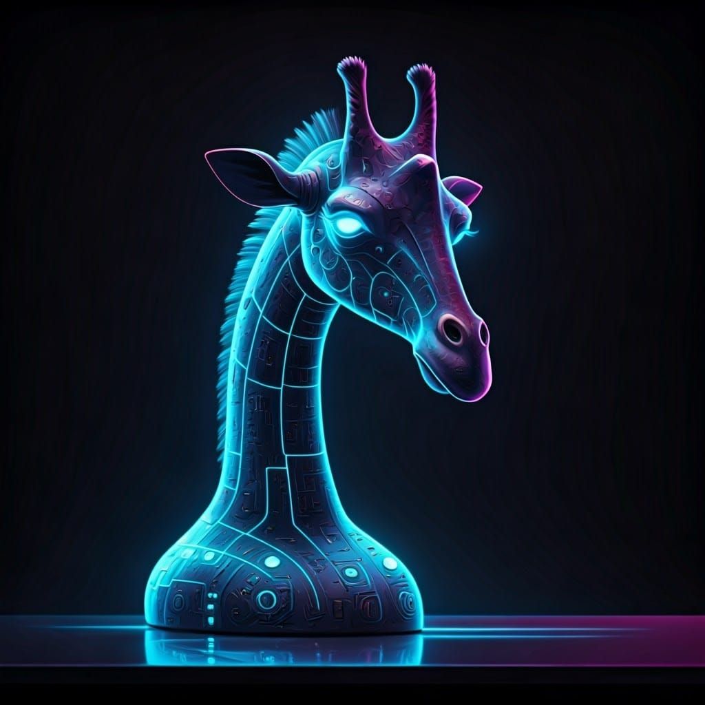 Neon Giraffe